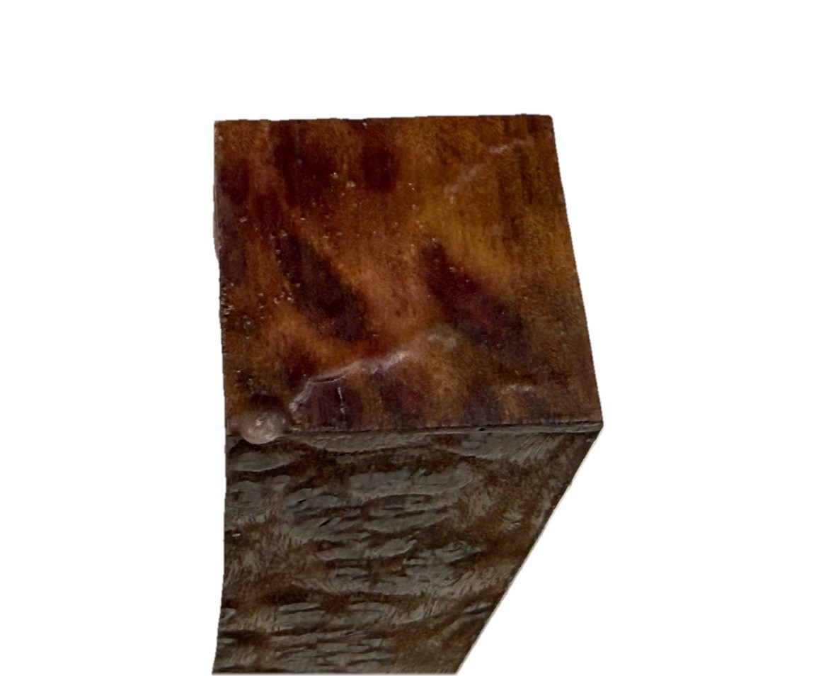 Camphor burl wood turning blank 1-3/4″ x 1-3/4” x 6-1/4″ (b47) dried