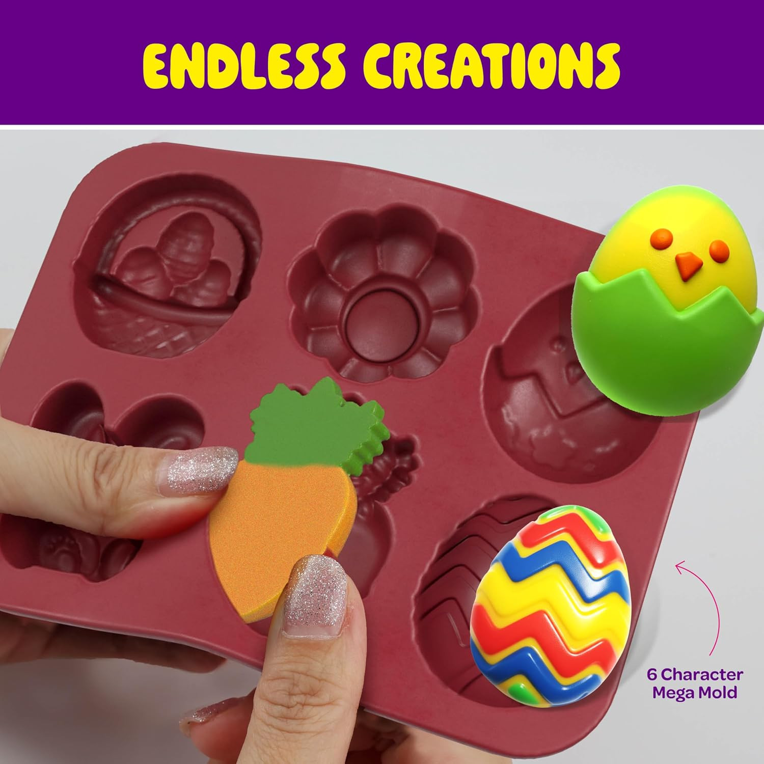 Easter Taba Squishy Making Kit for Kids – Squishies Easter Crafts Activities – 6