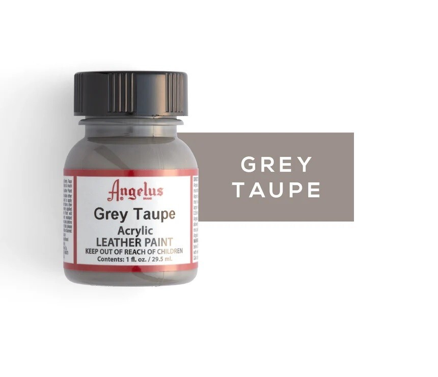 Angelus Acrylic Leather Paint Water Resistant – Grey Taupe – 1 Fl.OZ