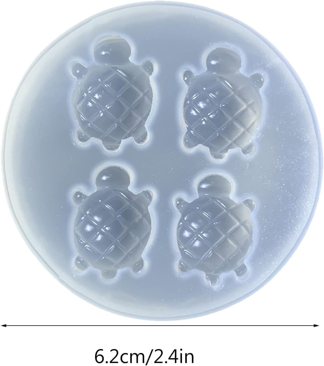 Resin Jewelry Casting Molds Turtle Silicone Mold for Resin Pendants Keychai