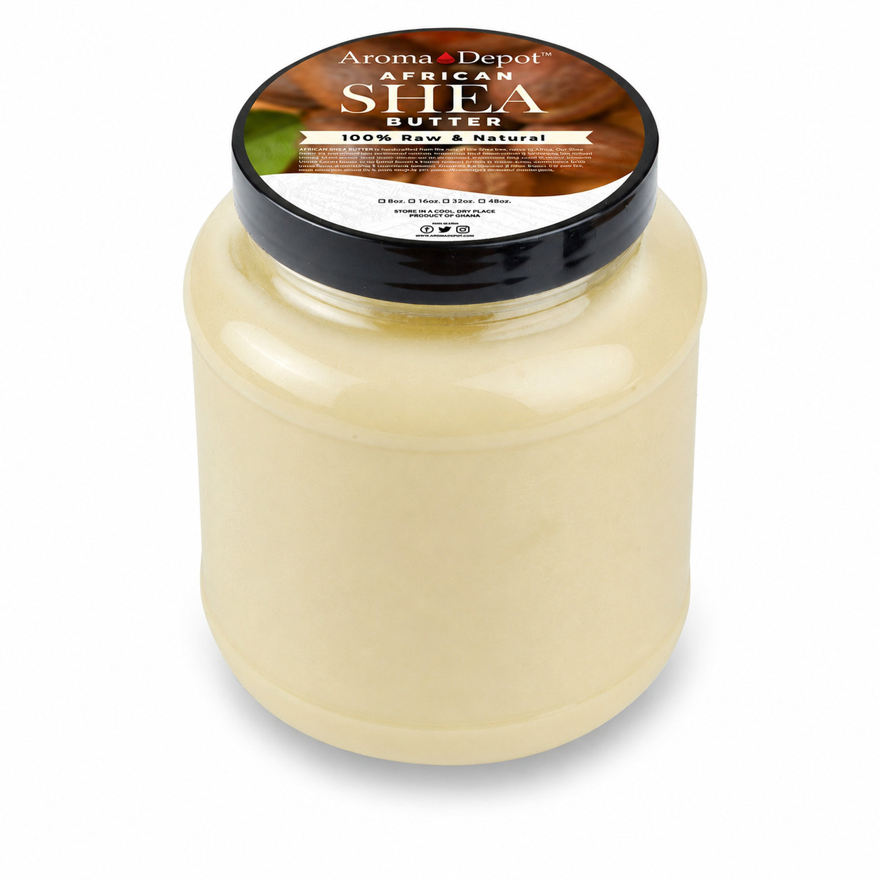 African Shea Butter Bulk 3 lbs. Ivory From Ghana 100% Pure Natural Raw Unrefined