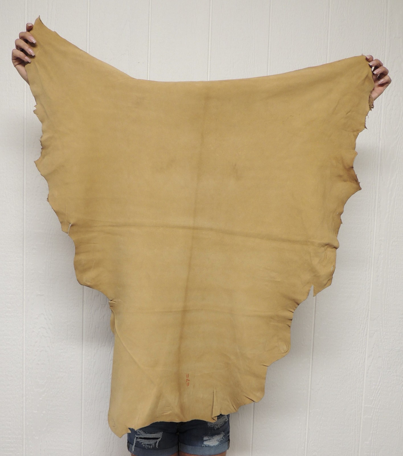 SMOKE BUCKSKIN Leather Hide for Native Crafts Laces Pipe Bags Regalia Pelt Skins