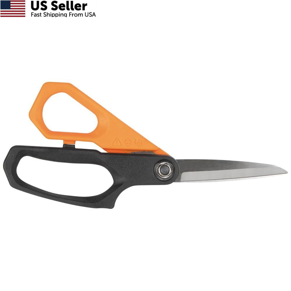 Klein Tools B2109 Heavy Duty Scissors, Multipurpose Utility 9-Inch, Orange
