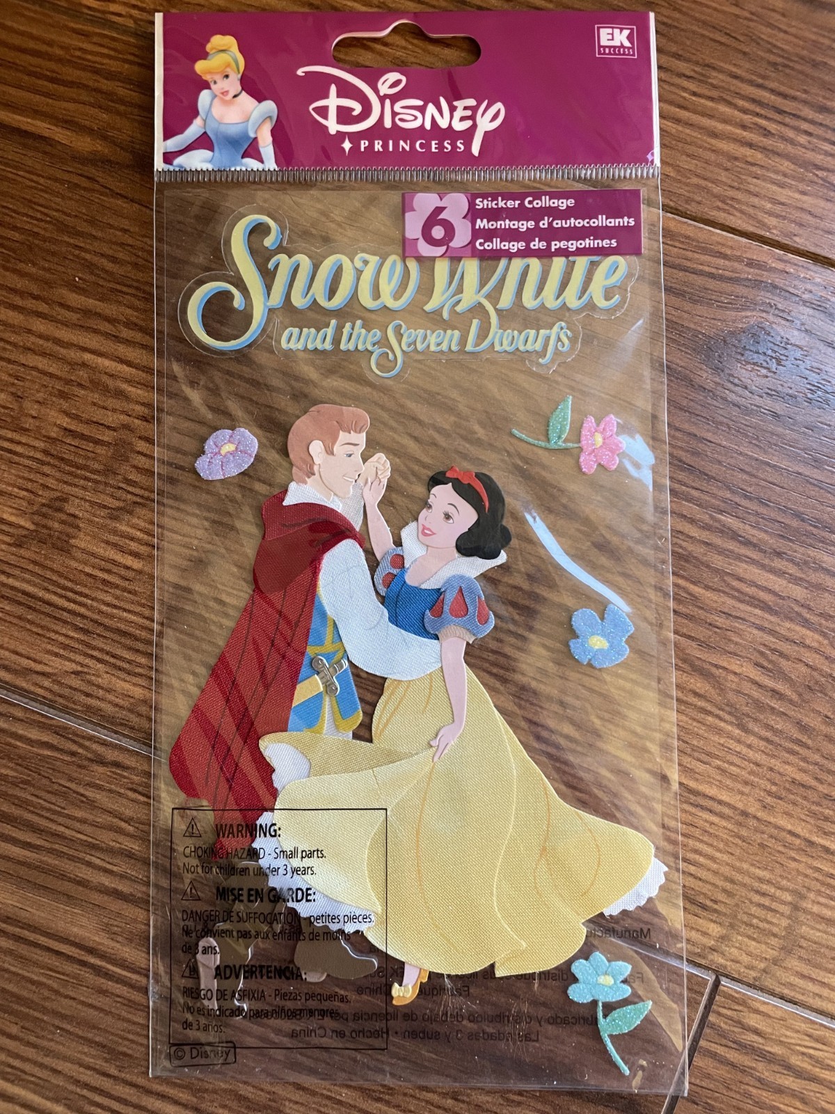 Disney princess dimensional stickers by EK Success–YOU PICK