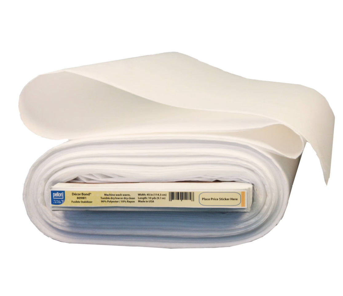 Pellon 809 Decor Bond Fusible Stabilizer 45in x 10yd White Craft Fabric