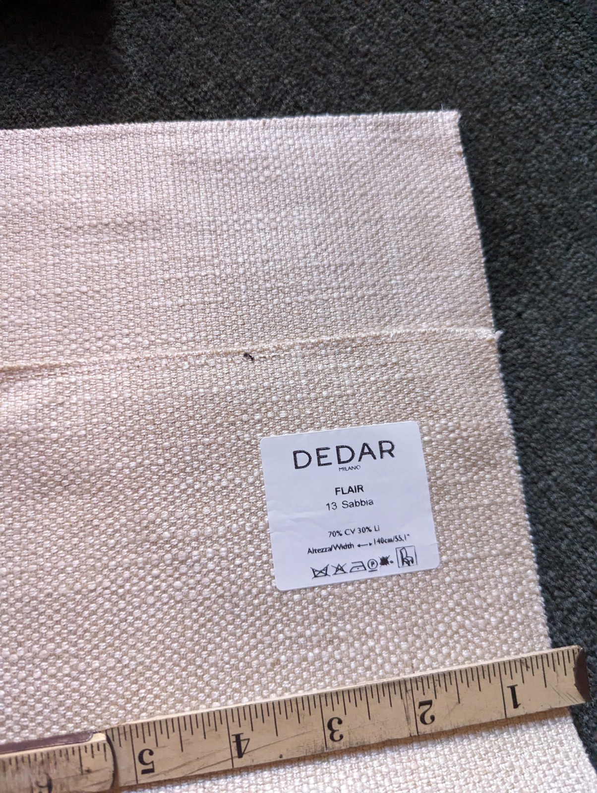 Dedar Fabric Sample Lot Of 8 Red Striped Neutral Varies Abstract DiY Upcycle
