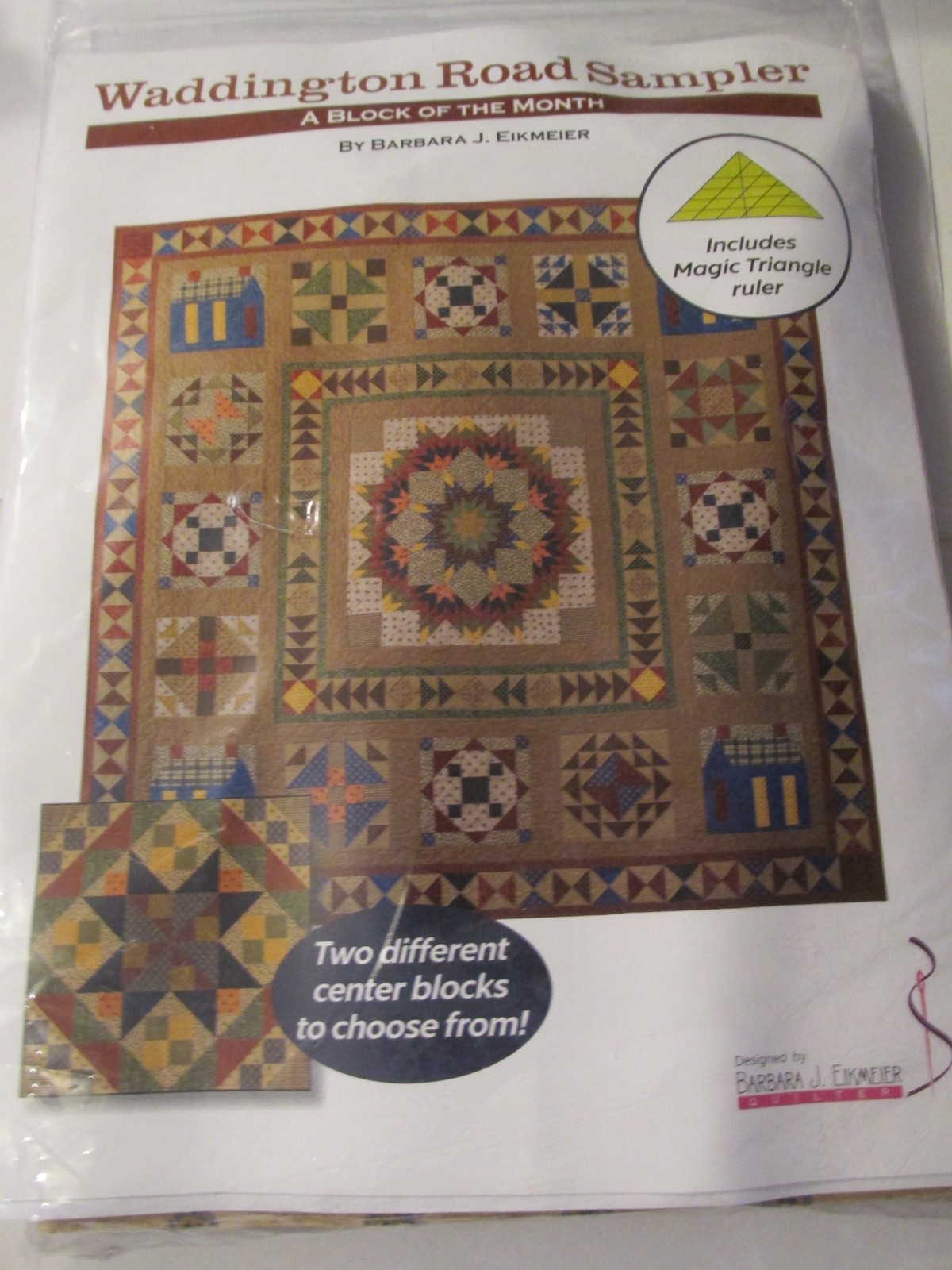 Barbara Eikmeier Waddington Road block of the month Quilt Kit Block 1