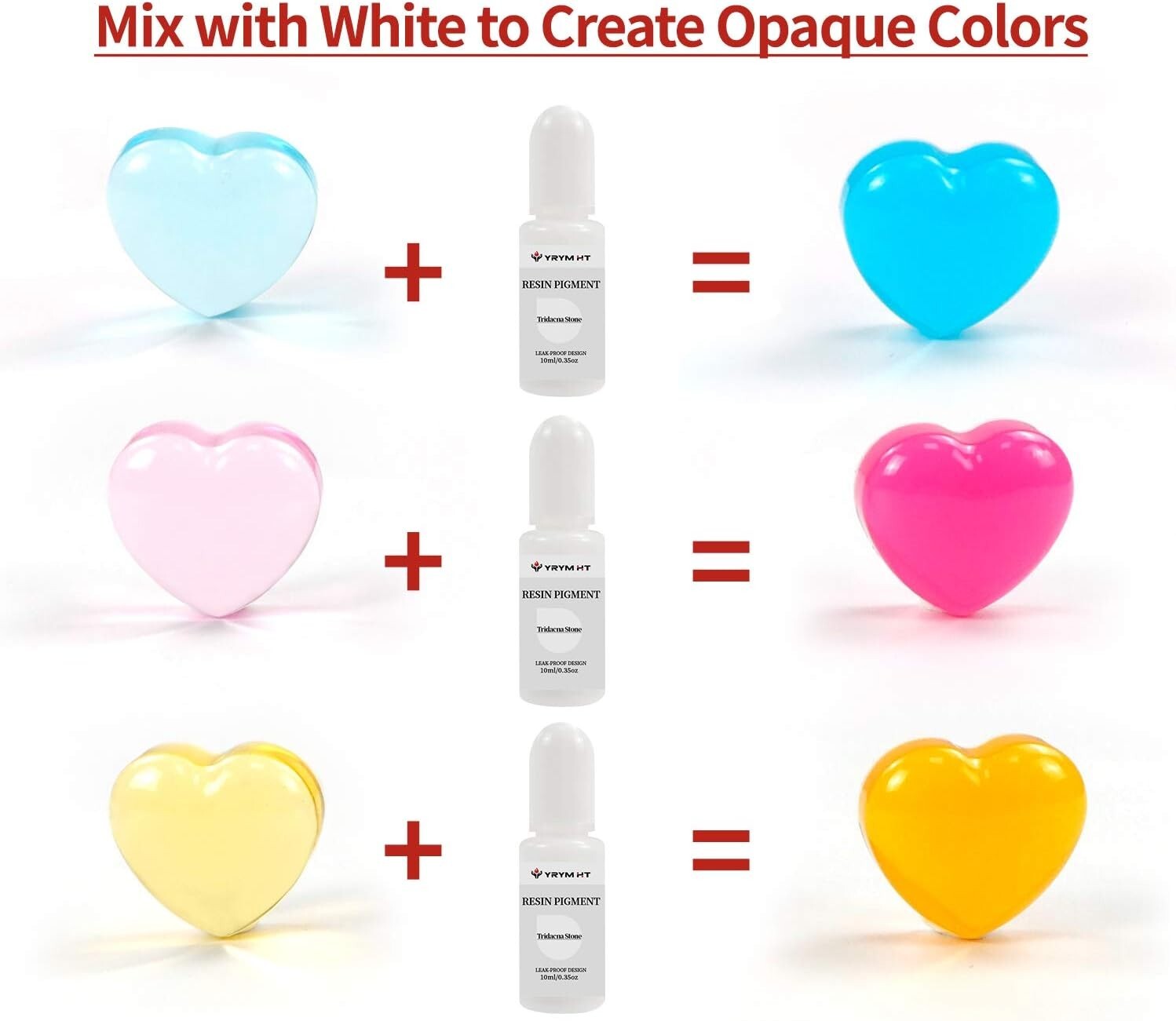YRYM HT Epoxy Resin Pigment 16 Colors Epoxy Resin Color Pigment For Resin Colori