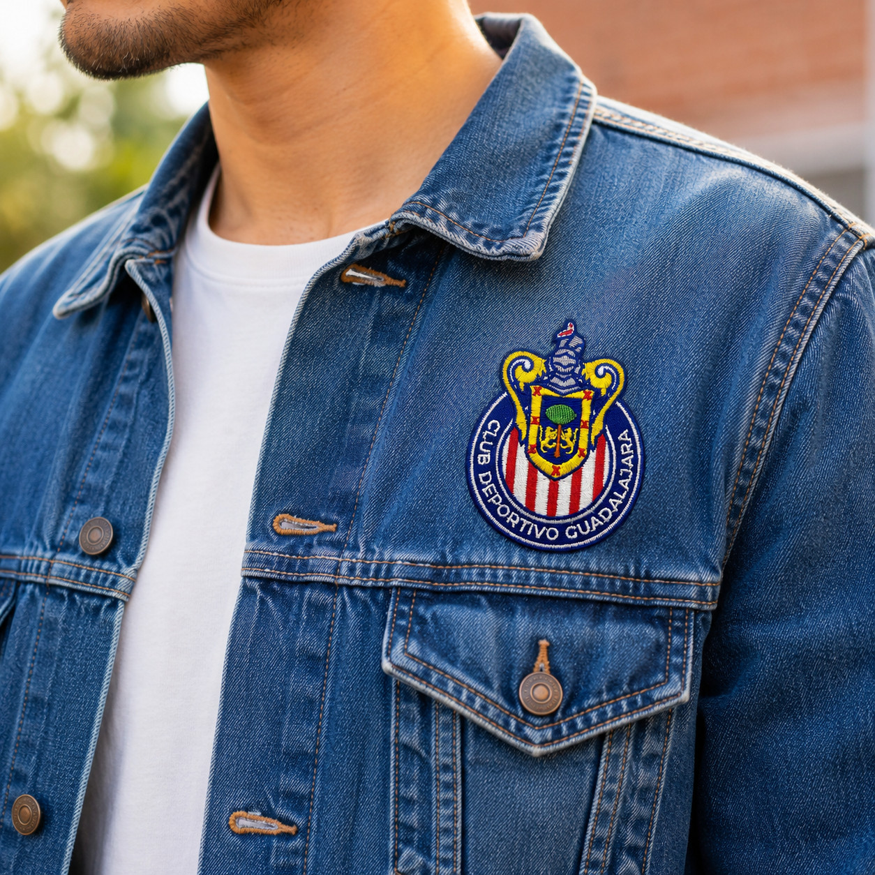 Chivas Guadalajara Patch 3” Iron On Sew On Embroidered Mexico Liga MX Soccer