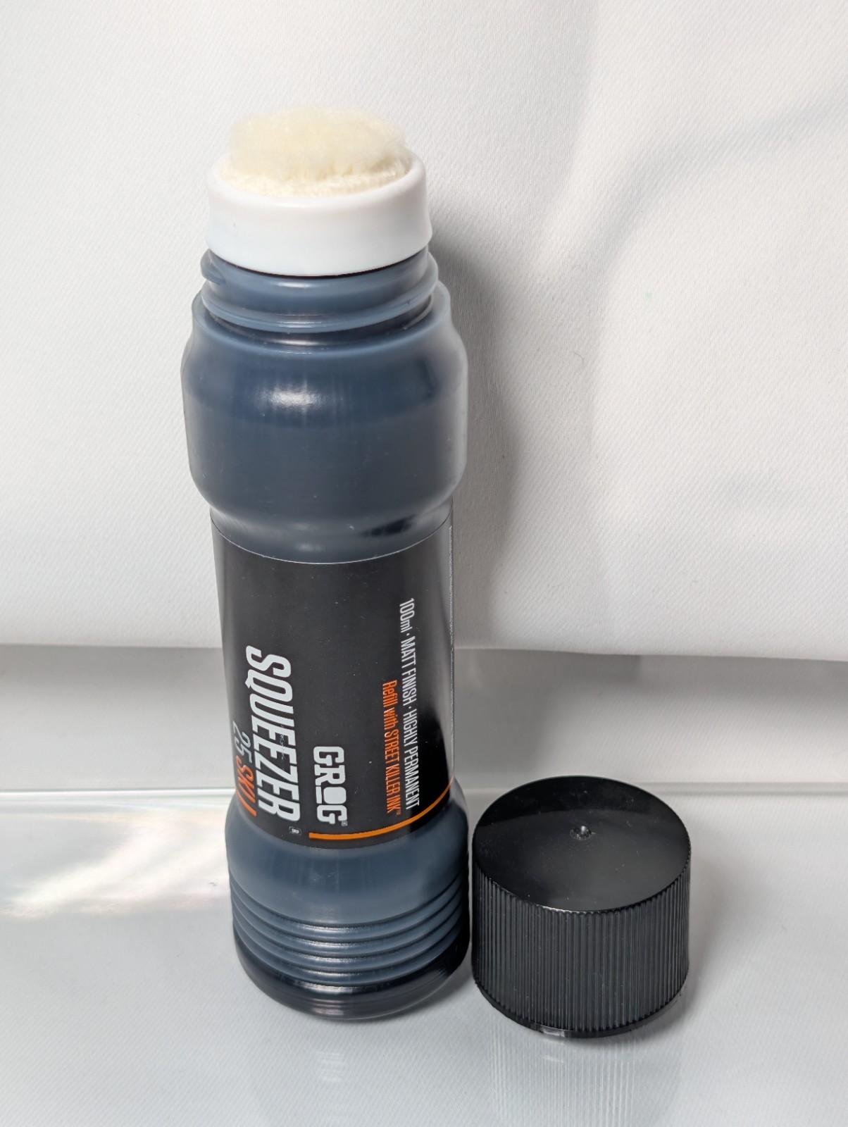 Grog Squeezer 25 SKI Death Black 100ml Mop Marker 25mm NOS