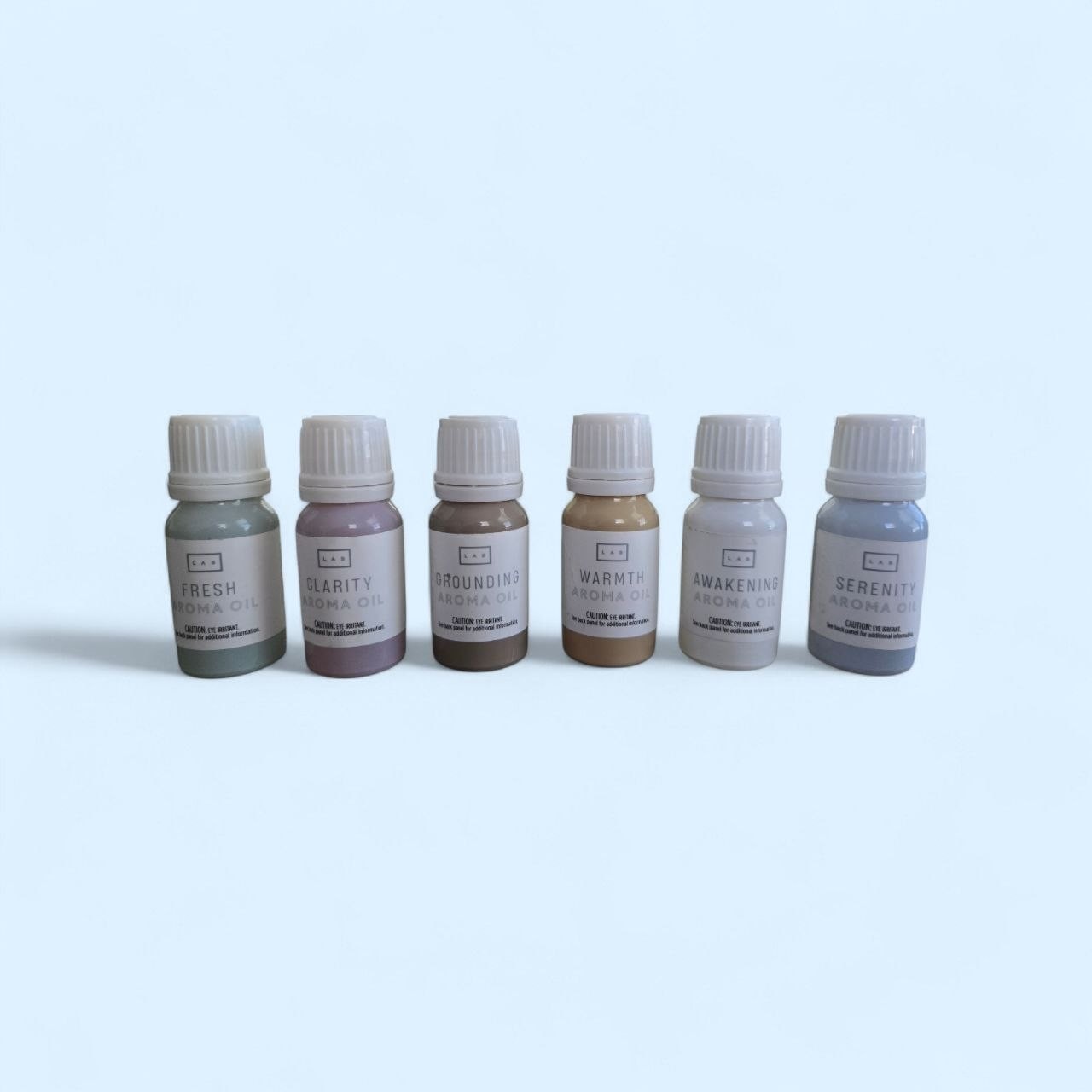 Set of 6 Aroma Oils LAB 0.3 fl oz (10ml) each