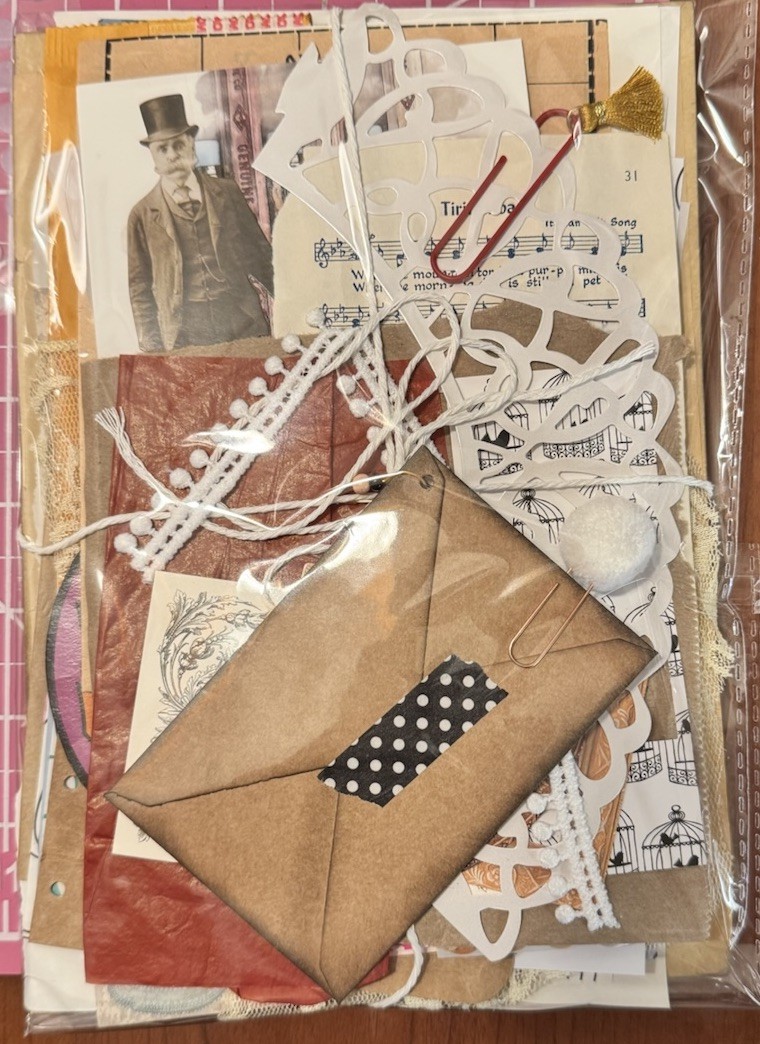 100+ Piece Junk Journal Supply Ephemera Vintage Modern Lot Paper Unique Mystery