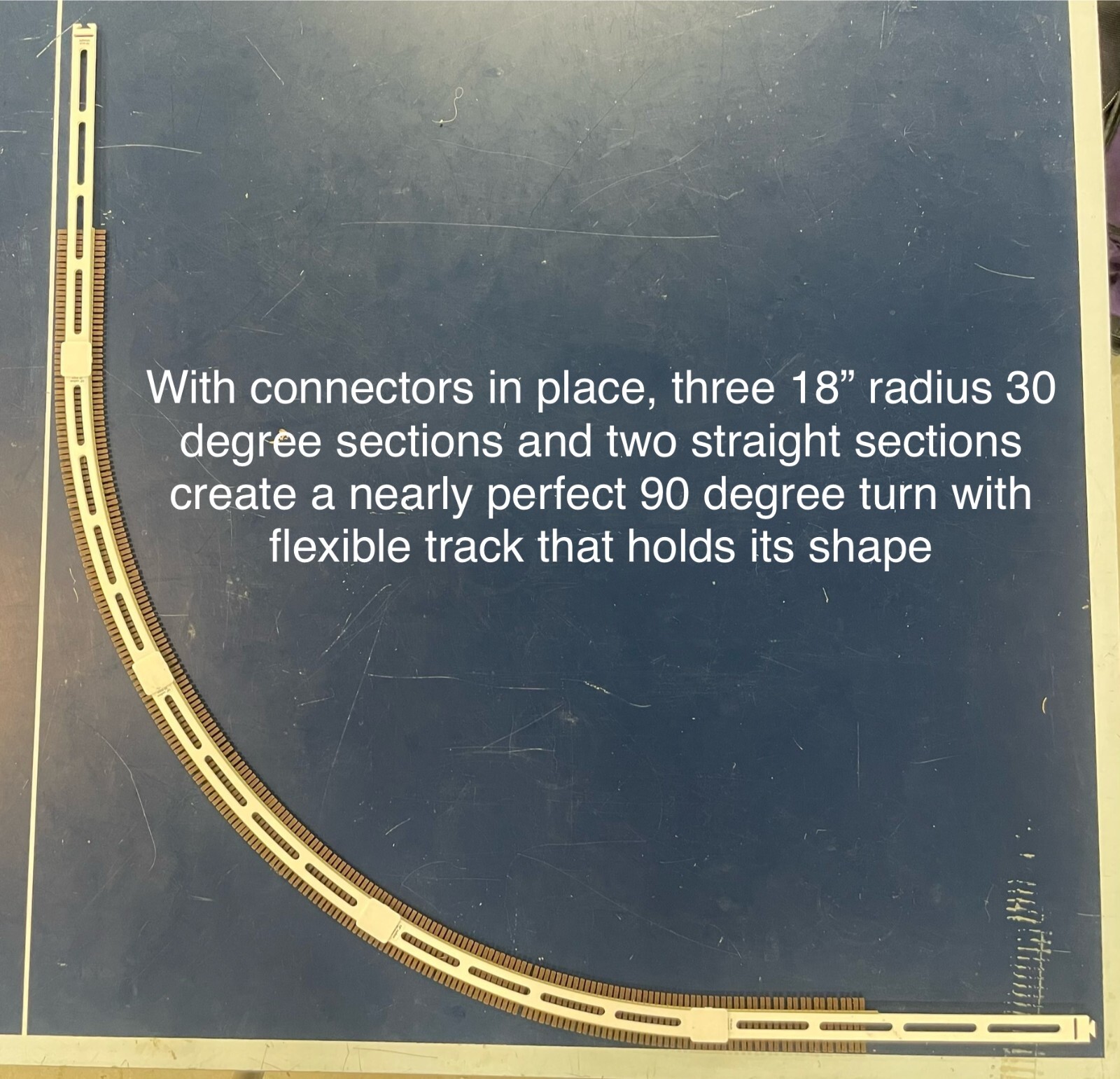 NEW! HO Track Placement Snap Template Sections for Laying HO Scale Track