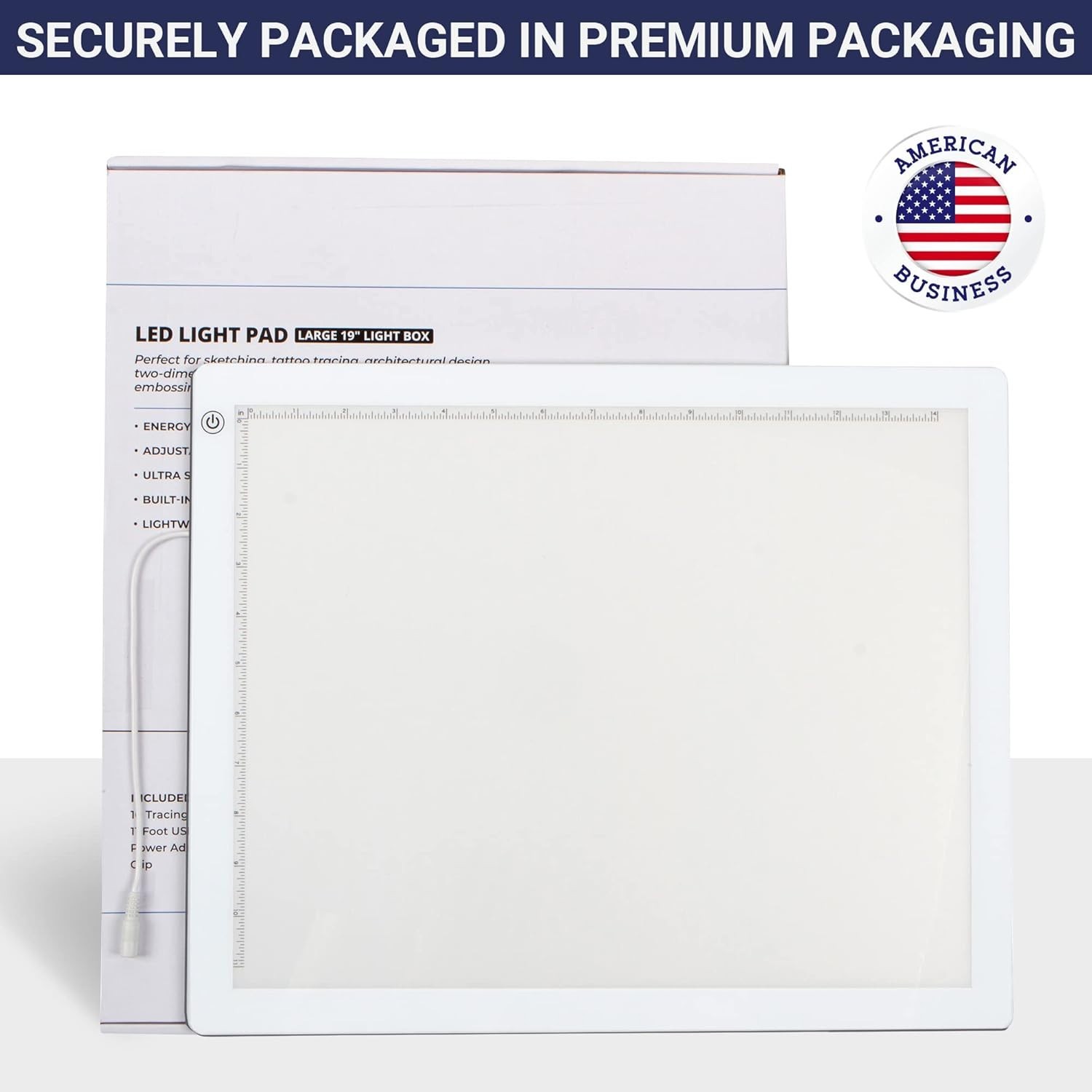 19″ LED Tracing Light Box Ultra Thin Adjustable Brightness Drawing Pad