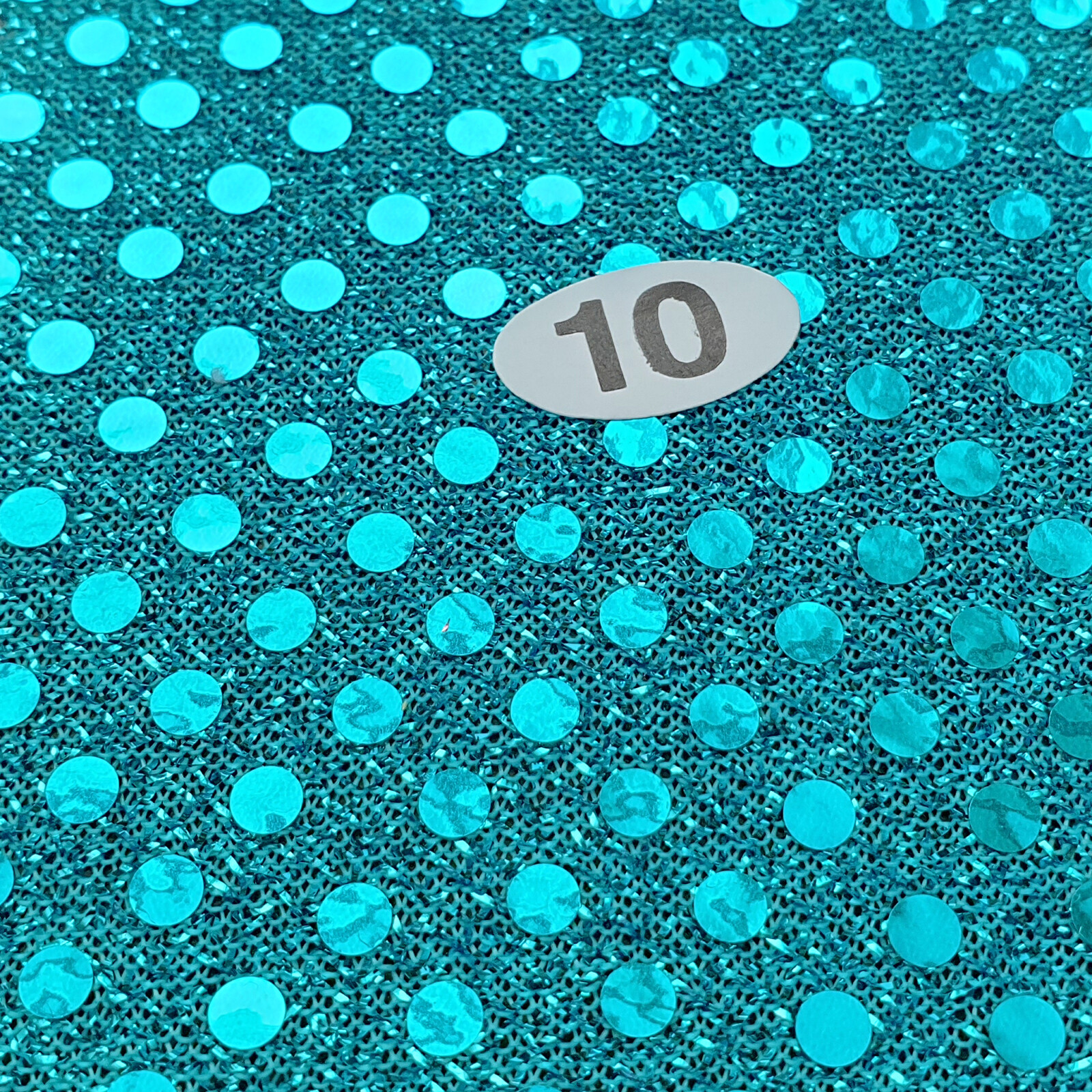 3mm Sequin sparkle Fabric One Way Natural Stretch Jersey American Metallic Trans