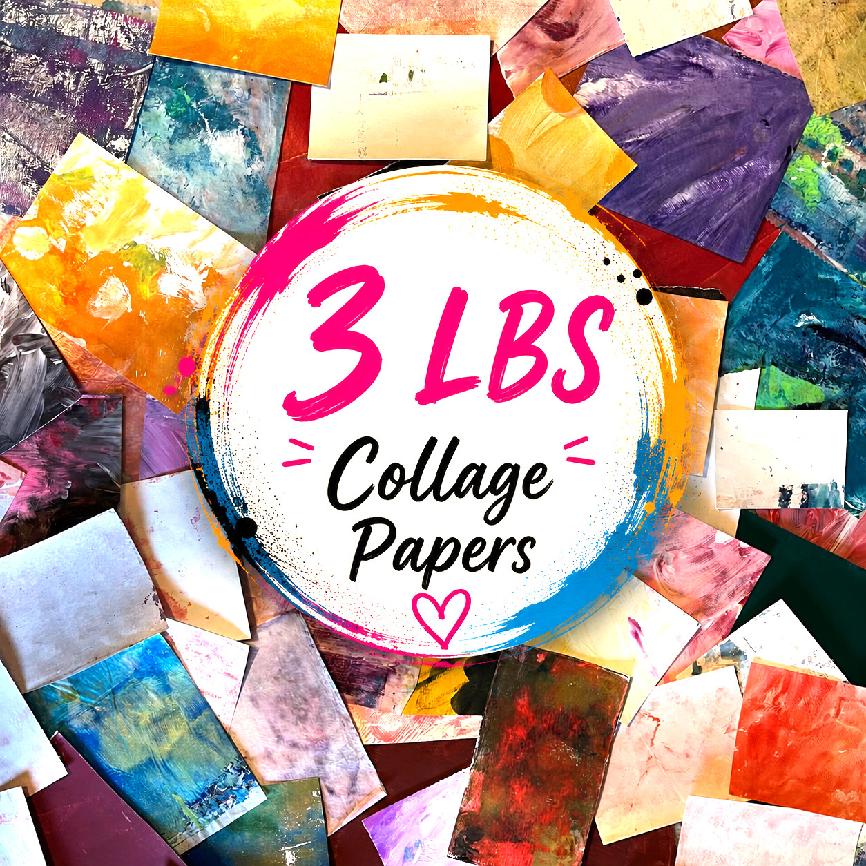 3 LBS Collage Paper – Perfect Studio Stash for Collage & Art Journal Practice!