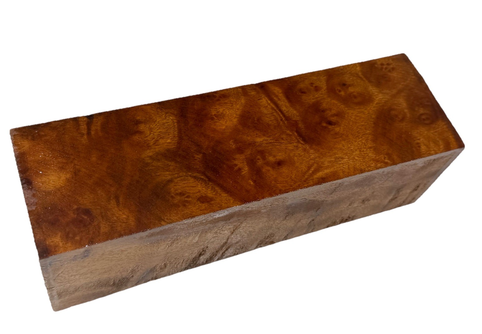 Camphor burl Wood turning blank 2-3/4″ x 2-3/4″ x 9-1/8” (f77) Dried