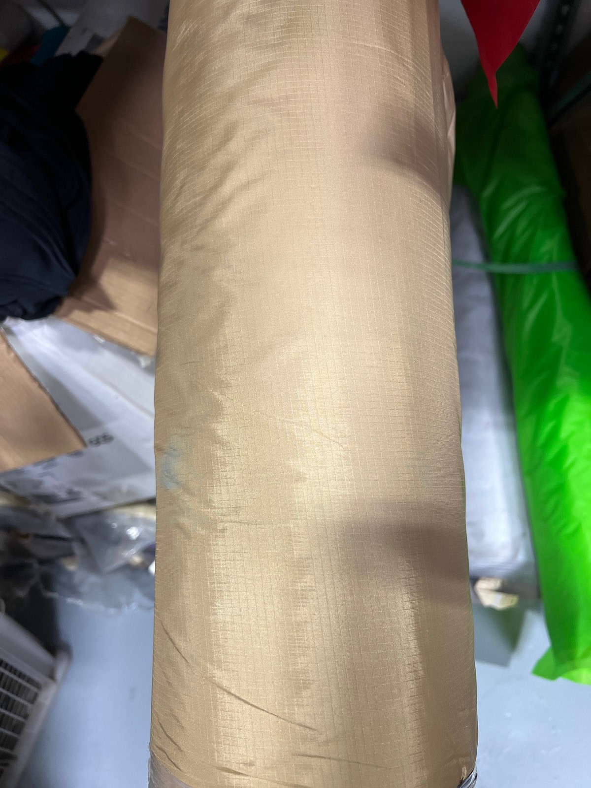Tan 498 RipStop Nylon Parachute Material Fabric