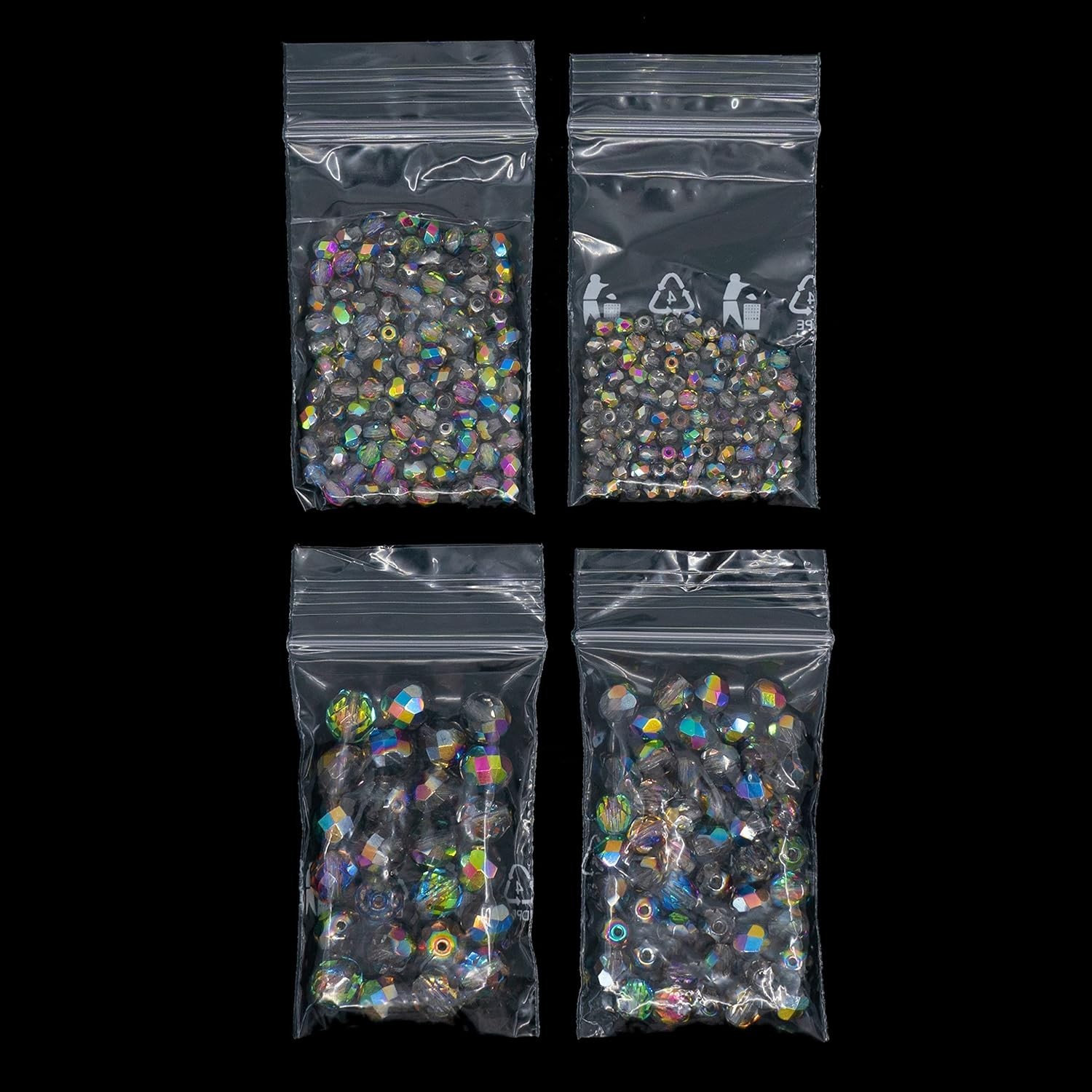 Versatile 275 Pcs Crystal Vitrail Czech Glass Beads – Perfect for Jewelry Design