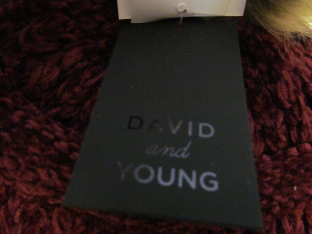 David & Young Cruelty-Free Vegan Faux Fur Knit Hats, Burgundy, Green or Black