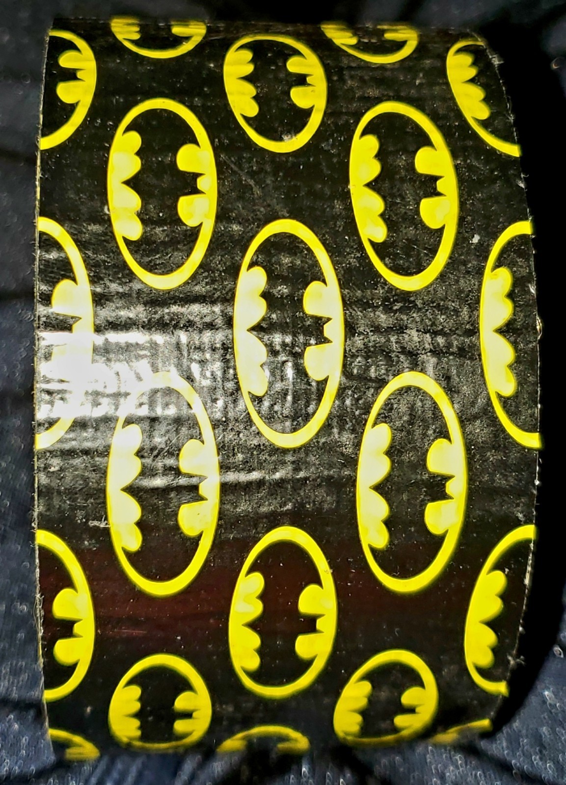 Rare Discontinued Batman Superhero DC Duct Tape Roll Scotch 3M 1.88″x10yd Used
