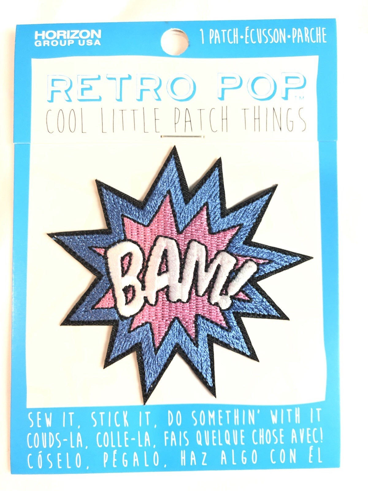 100 PACK Retro Pop Cool Little Things BAM Patch Sew or Stick Embroidered