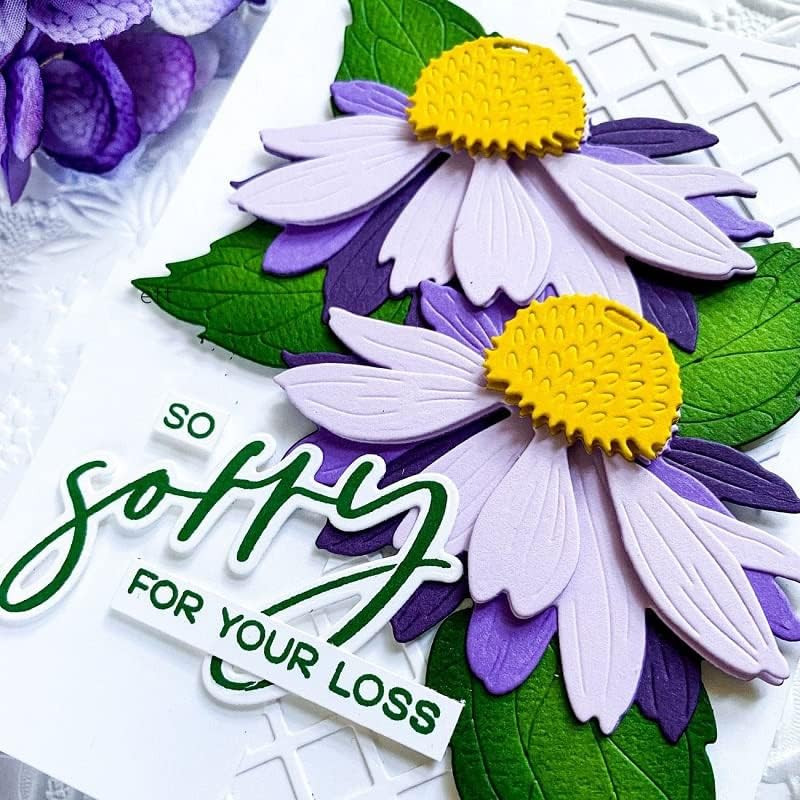 Chrysanthemums Metal Cutting Dies for Card Making New, Flower Carbon Steel Butte