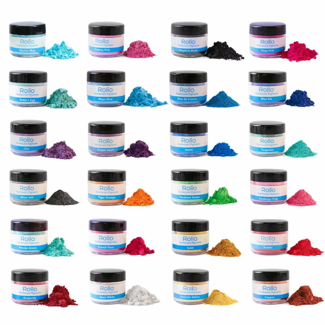 ROLIO Viridian 50g Metallic Mica Powder – For Epoxy Resin, Arts & Crafts
