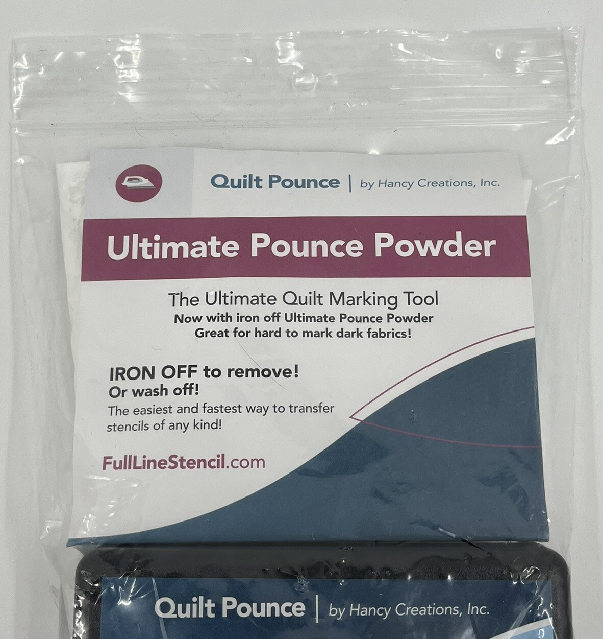 Ultimate Quilt Pounce Pad With White Powder 2 Oz. Bag Quilt Marking Tool