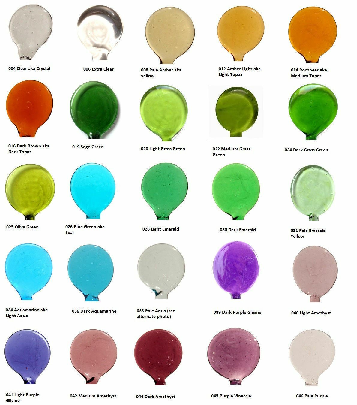 2 oz Bag 104 COE Moretti Effetre Glass Frit Transparent Pastel Specials Choice