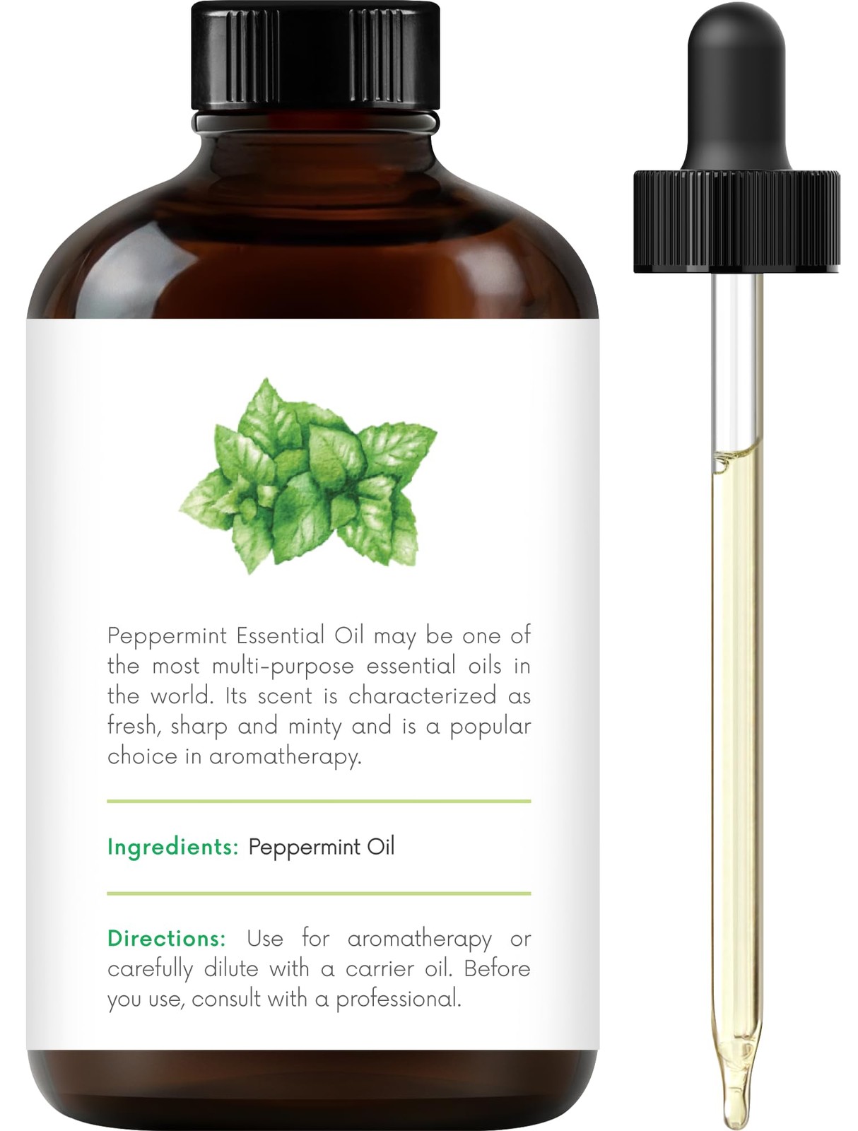 Handcraft Blends Peppermint Essential Oil Huge 4 Fl Oz 100 Pure And Natural