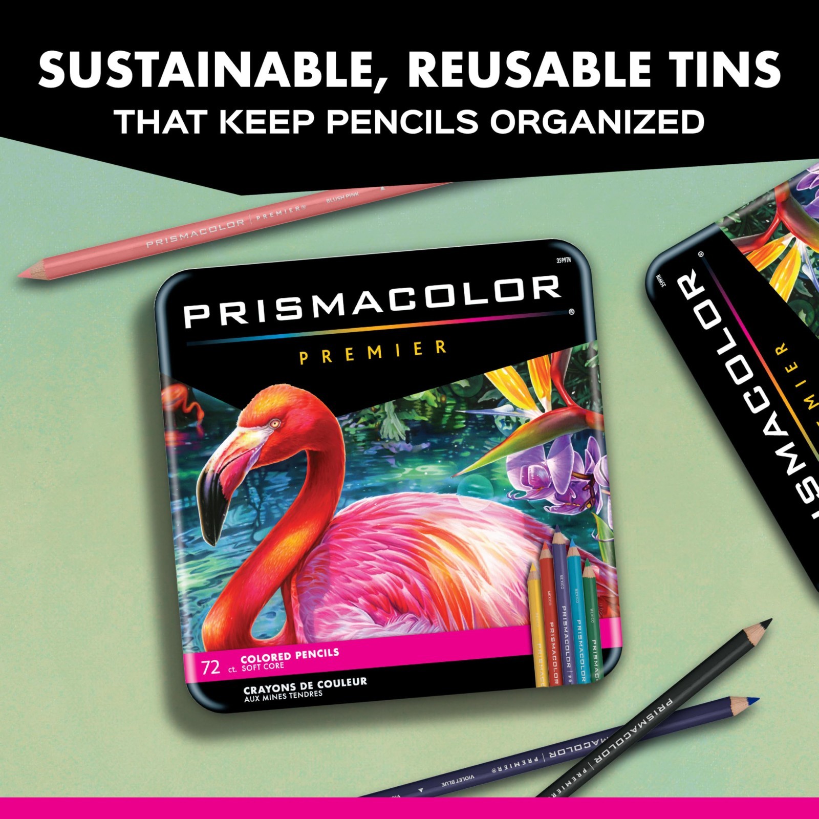 Prismacolor Premier Colored Pencils, Soft Core, Assorted Colors, 48 Count