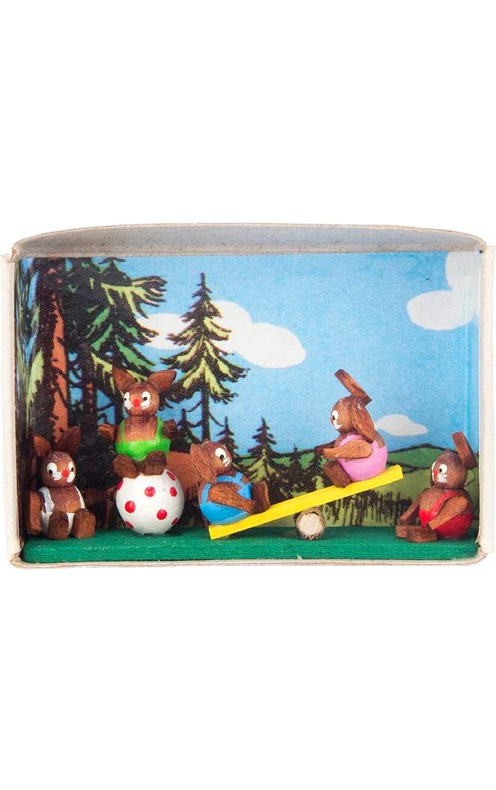 Alexander Taron 028-161 Dregeno Matchbox – Bunny Kids – 1.5″ H x