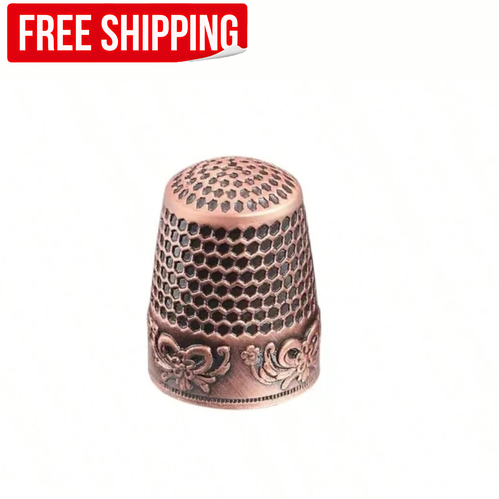 1PC Metal Sewing Thimble Finger Protector Hand Stitching Quilting Sewing Tool US