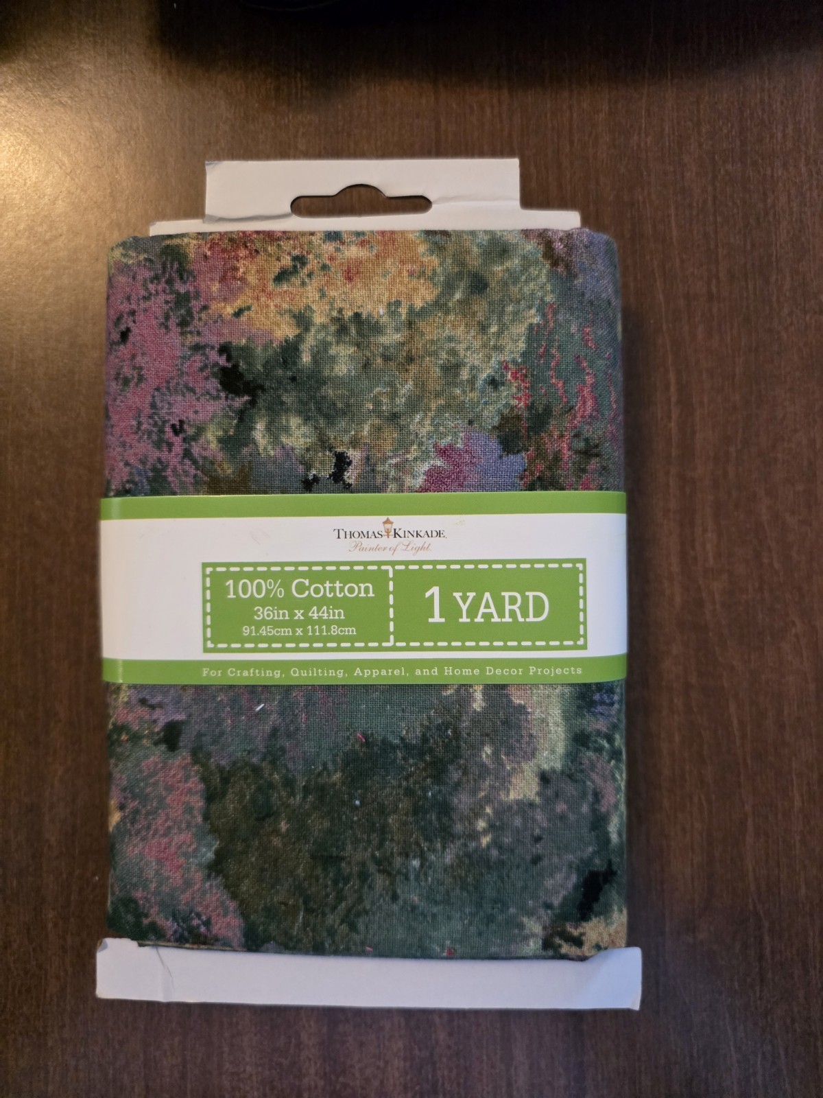 Thomas Kinkade 100% Cotton Fabric 1 Yard Cut, Multicolor Abstract Up to 45″
