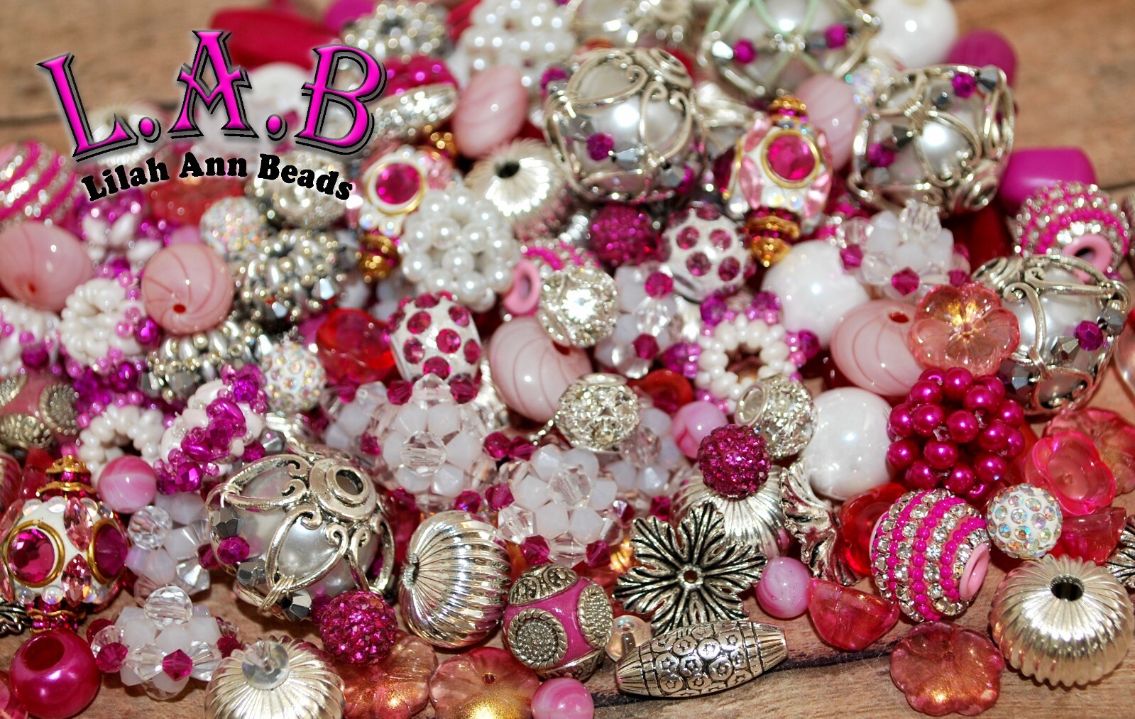 Boho Bead, Wire wrapped “Lotus bloom” Bead mix by Lilah Ann beads – BM701
