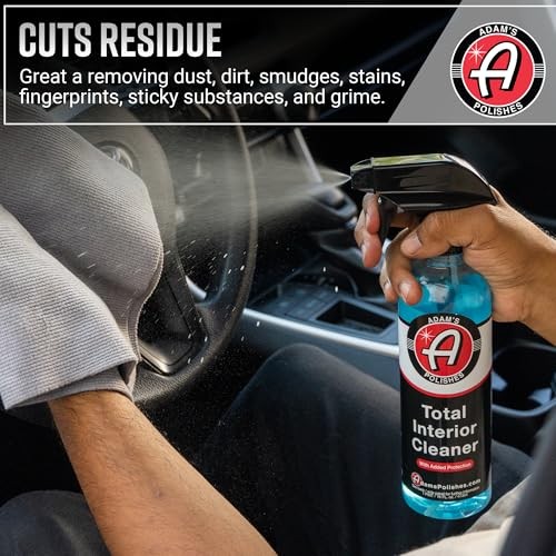Adam’s Polishes Total Interior Cleaner & 16 Fl Oz (Pack of 1) Maine Blueberry