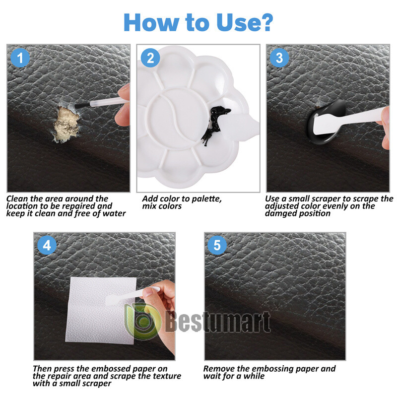 Dashboard Repair Kit Car Vinyl Dash Leather Cracked Furniture Kit Crack Sofa