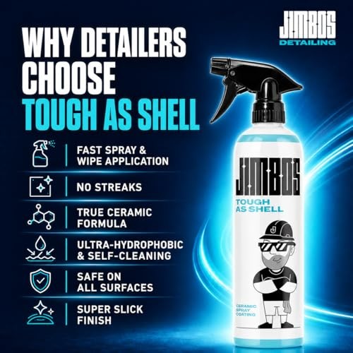 JIMBO’S TOUGH AS SHELL CERAMIC SPRAY – Super Slick, Streak 16 Fl Oz (Pack of 1)