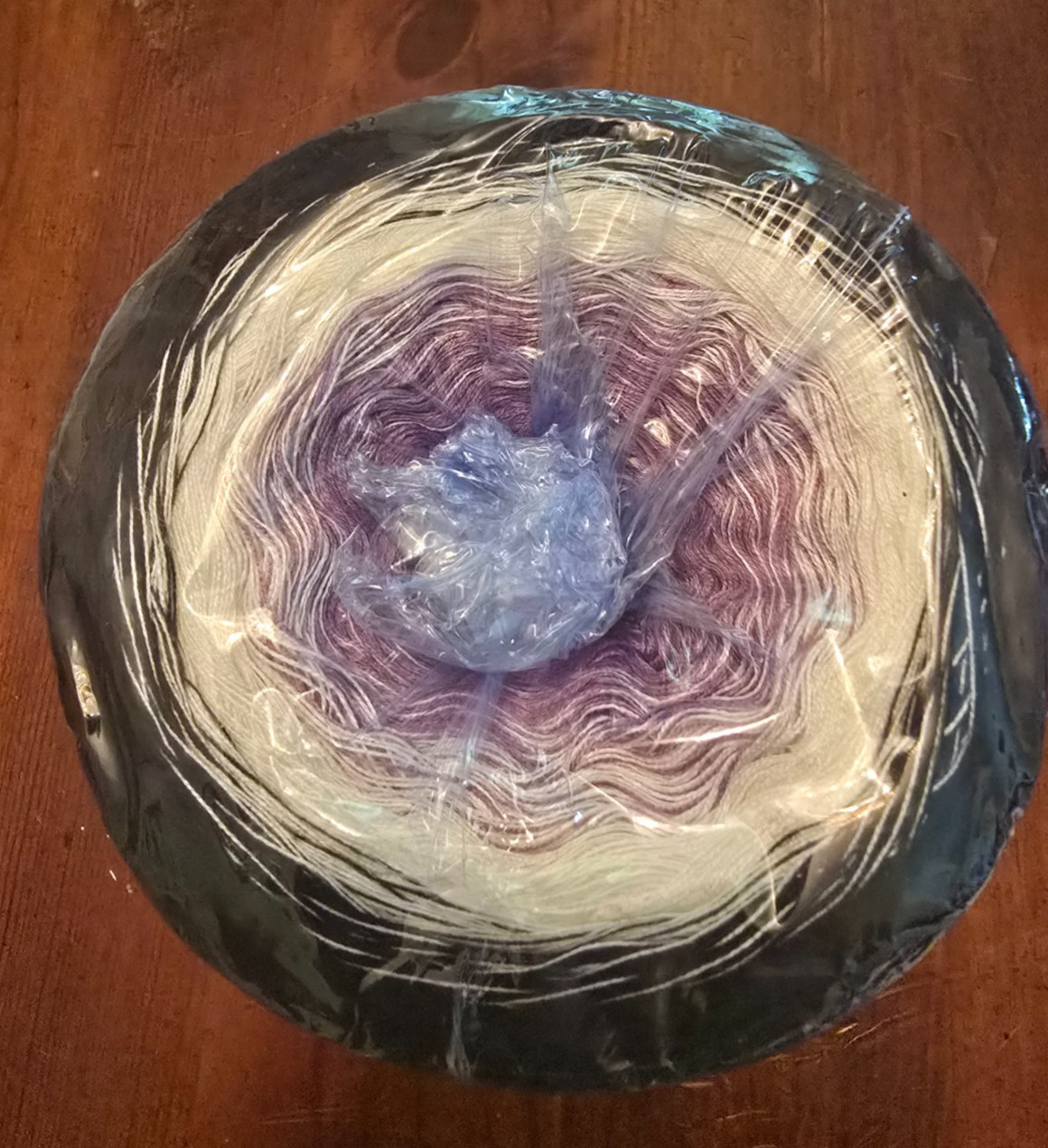Yarn Lavenderlicious #758 Scheepjes Whirl Gradient Fingering Weight Cotton Blend