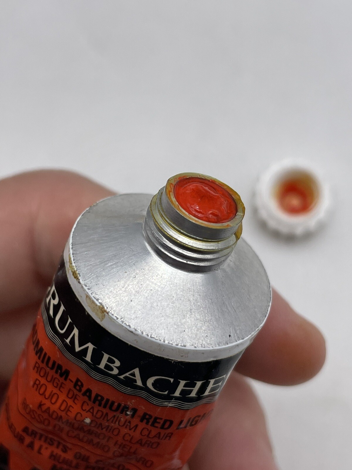 Vintage Grumbacher Pre tested and Max Oil Colors Thinner Cleaner Turpentine Used