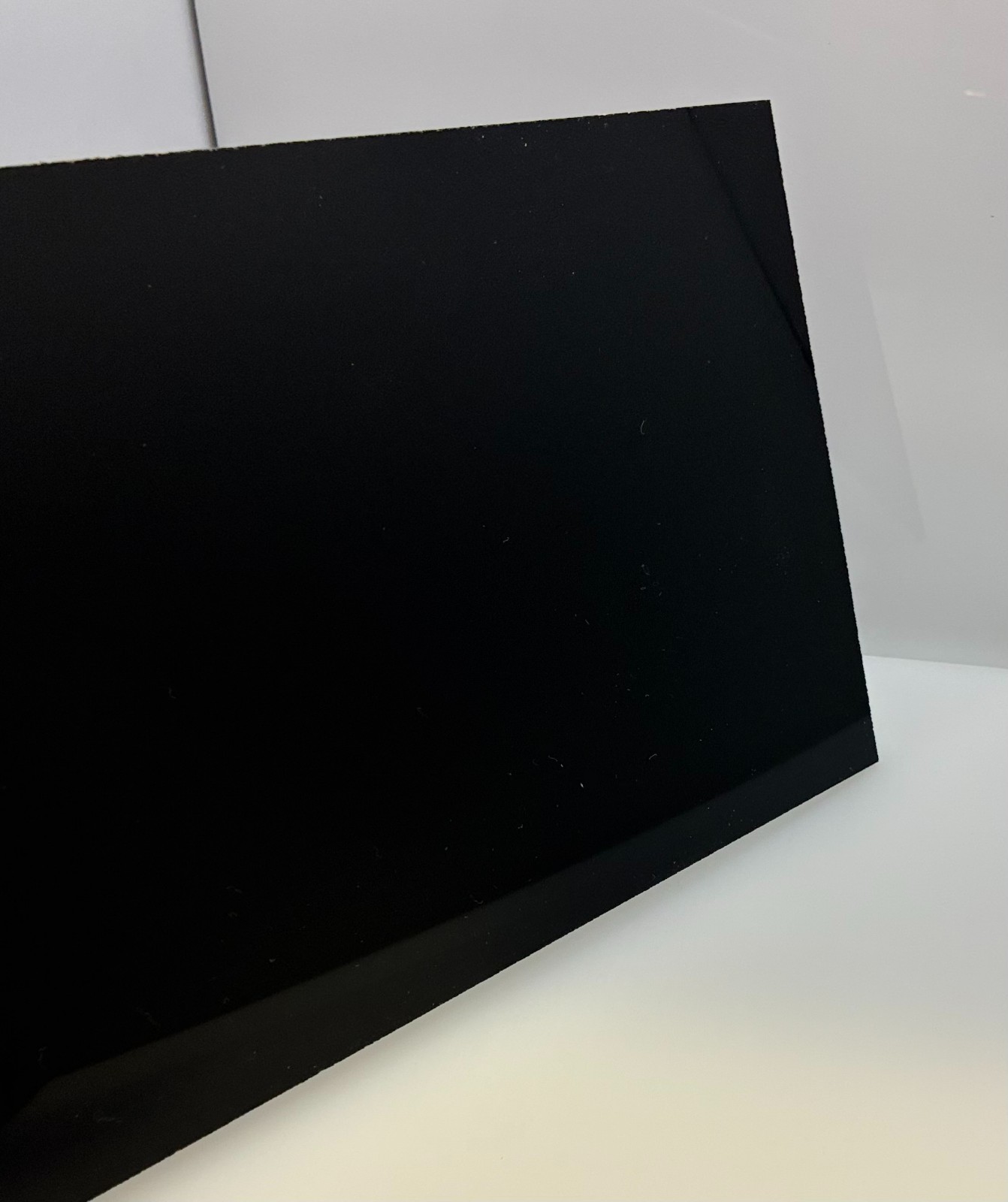 Acrylic Plexiglass Sheet – 1/4″ (6mm) Thick – Black – Pick Your Size