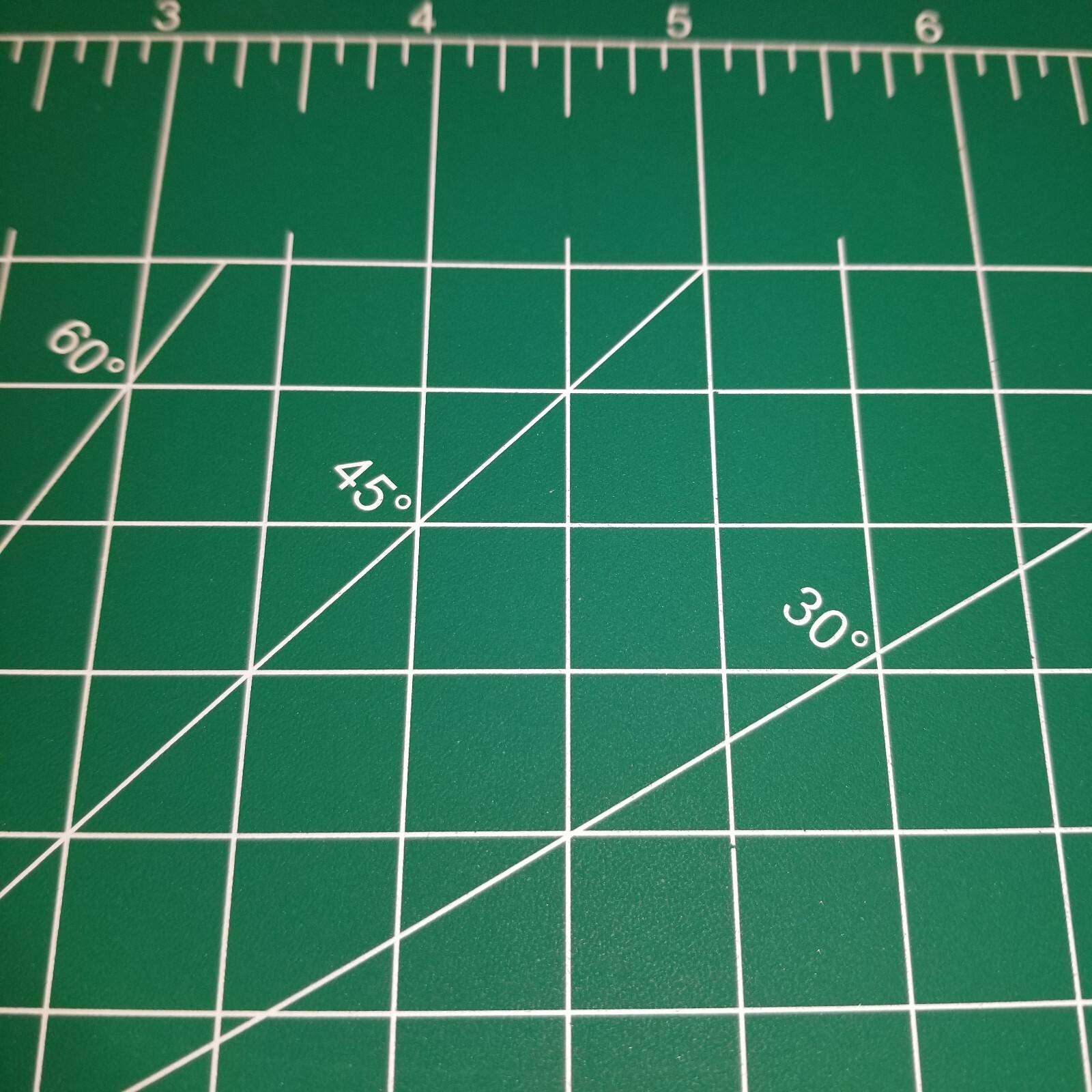 Cutting Mat 8″ X 6″, 30-60-90 Degrees, Green New