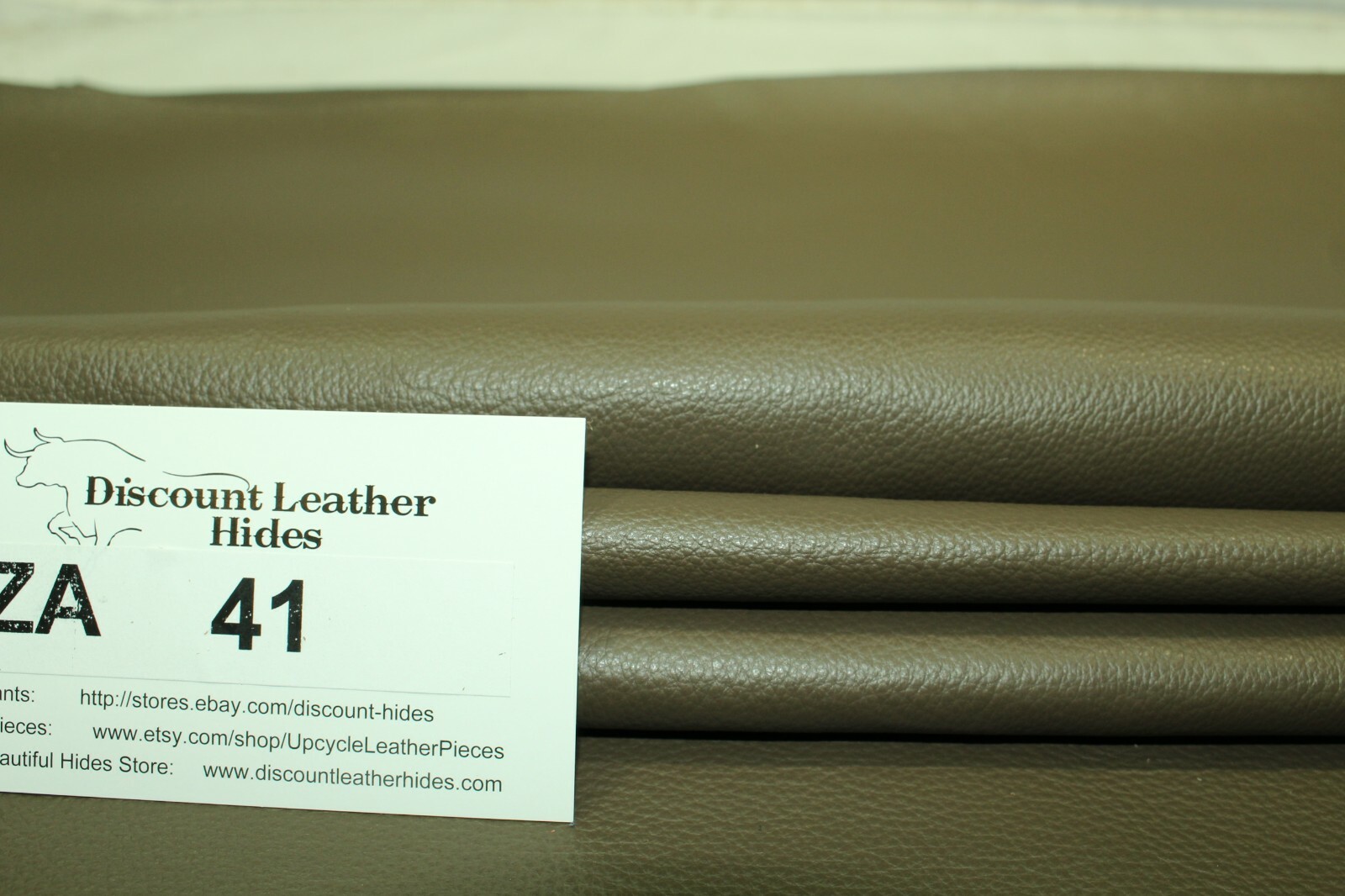 Chocolate Discount Leather Hides 1.0mm ZA41