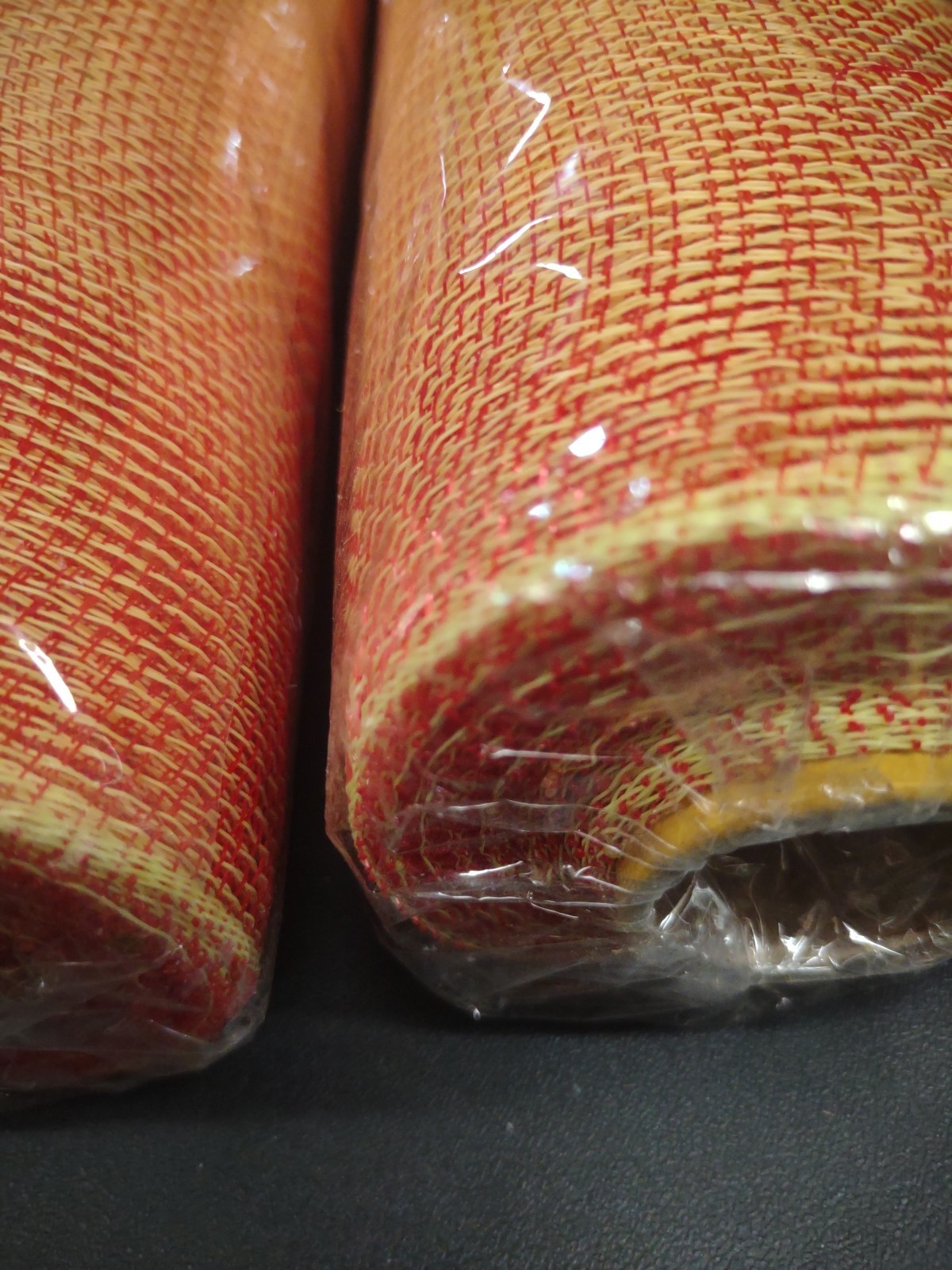 2 Rolls Deco Mesh 21″ Genuine Craig Bachman Quality 30Ft Two-Tone Red & Yellow