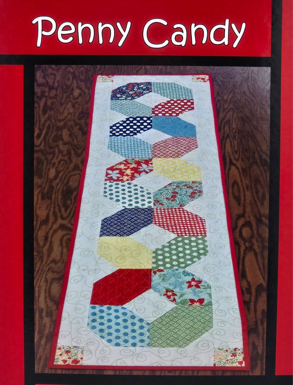 PENNY CANDY Table Runner Pattern by Tricia Lynn Maloney for Villa Rosa Designs