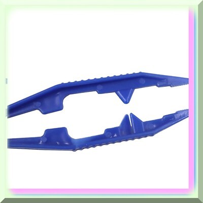 Colorful Plastic Beads and Tweezers Set for Jewelry Making
