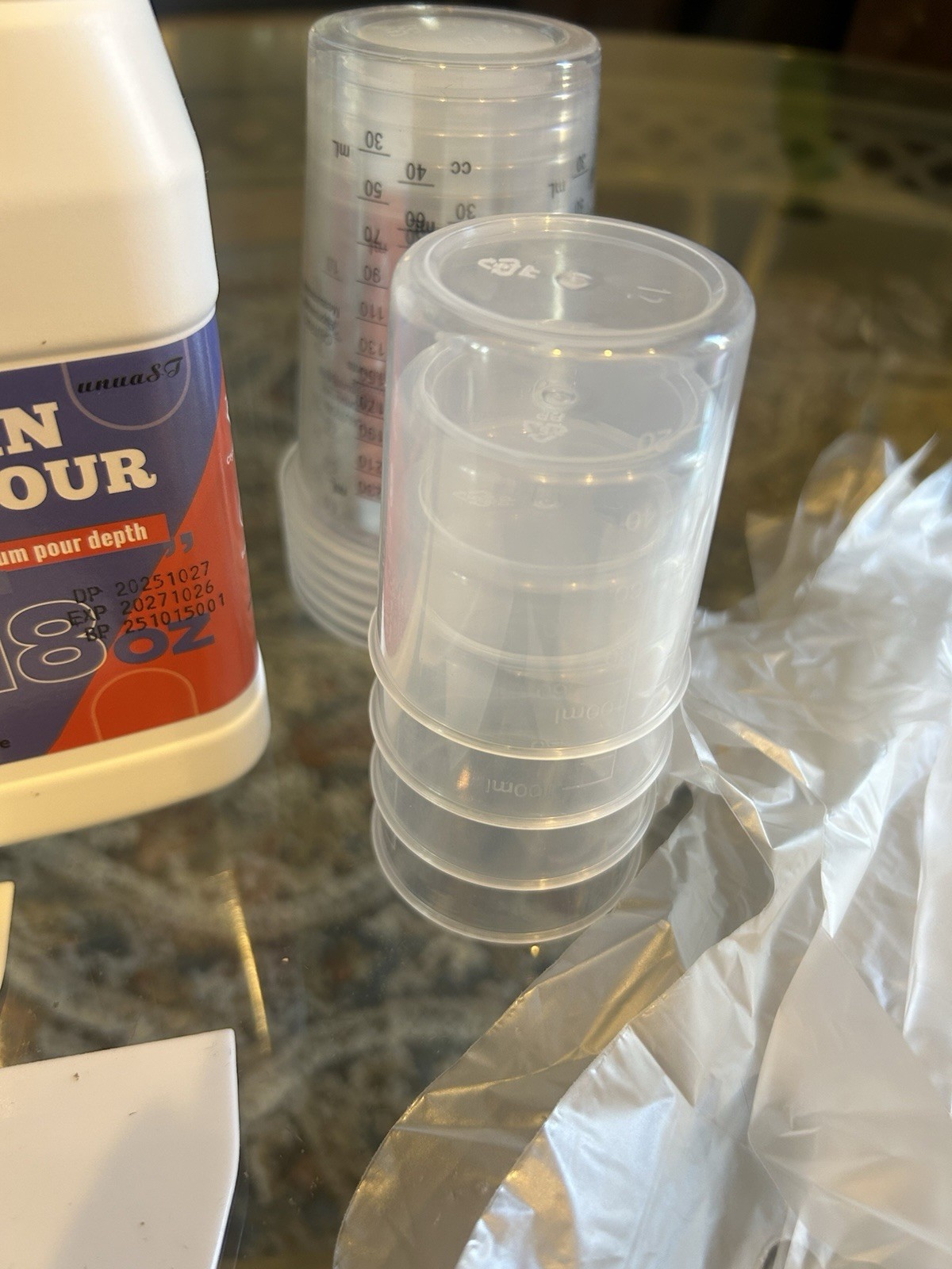 unuaST Epoxy Resin For Deep Pour 2A: 1B 18oz w/ Pour Depth 2”-4” *New Open Box*