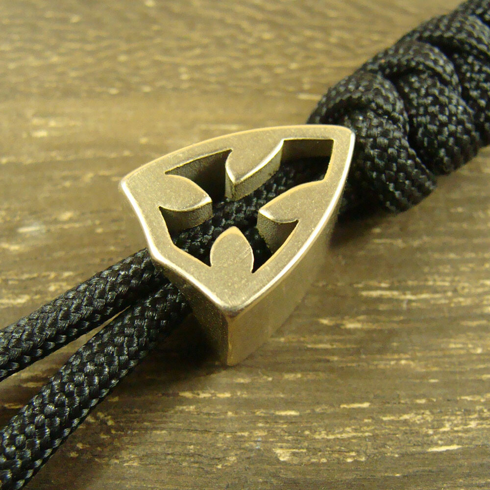 Solid Brass / Copper Lanyard Bead EDC Knife Tool Paracord Beads / Lanyard Beads