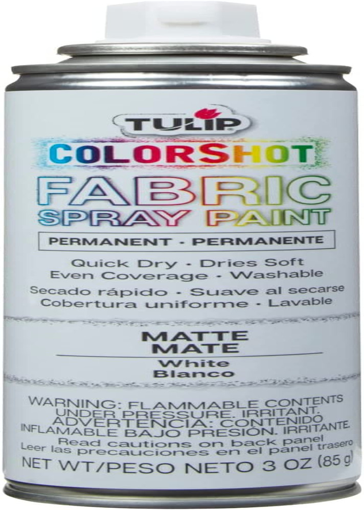 Tulip Colorshot Instant Fabric Spray Color 3Oz. White